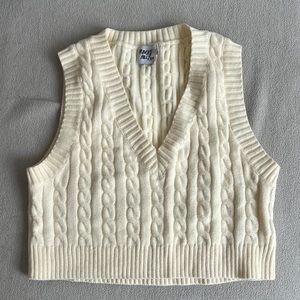 Princess polly sleeveless white sweater